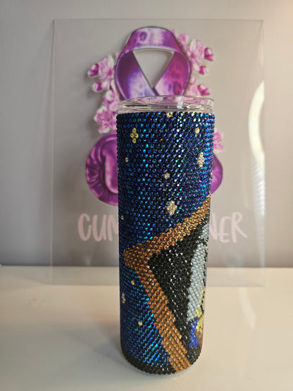 🌟 20oz Nativity Rhinestone Tumbler – Handmade Christmas Bling Stainless Steel Cup