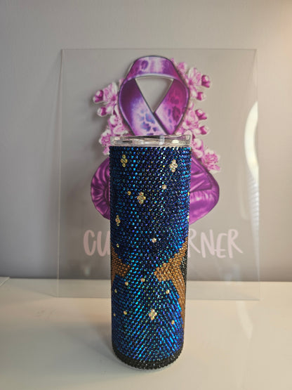 🌟 20oz Nativity Rhinestone Tumbler – Handmade Christmas Bling Stainless Steel Cup