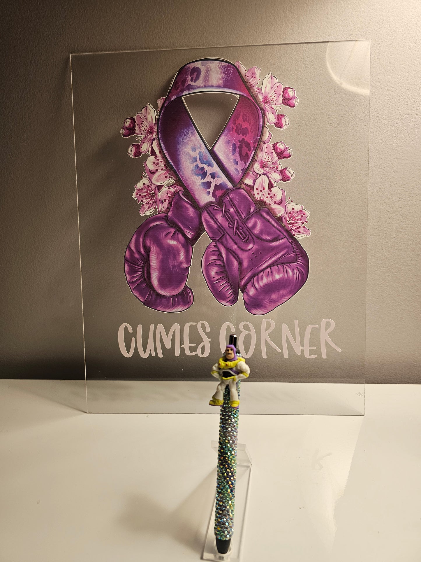 🐶 Rhinestone Refillable Pen with Toy Story Topper